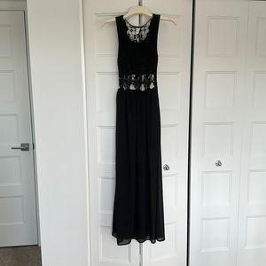 Long black dress